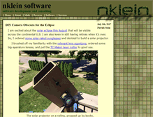 Tablet Screenshot of nklein.com