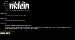 Desktop Screenshot of old.nklein.com