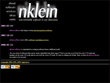 Tablet Screenshot of old.nklein.com